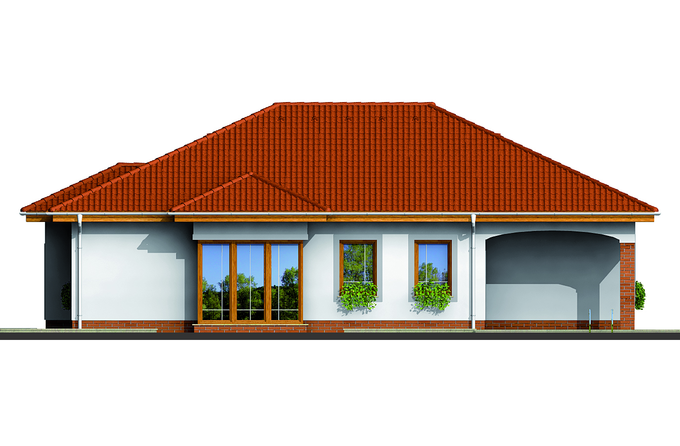 DÅevostavby realsuka modernà rodinné domy pÅÃzemnà domy ... Bungalow moderni