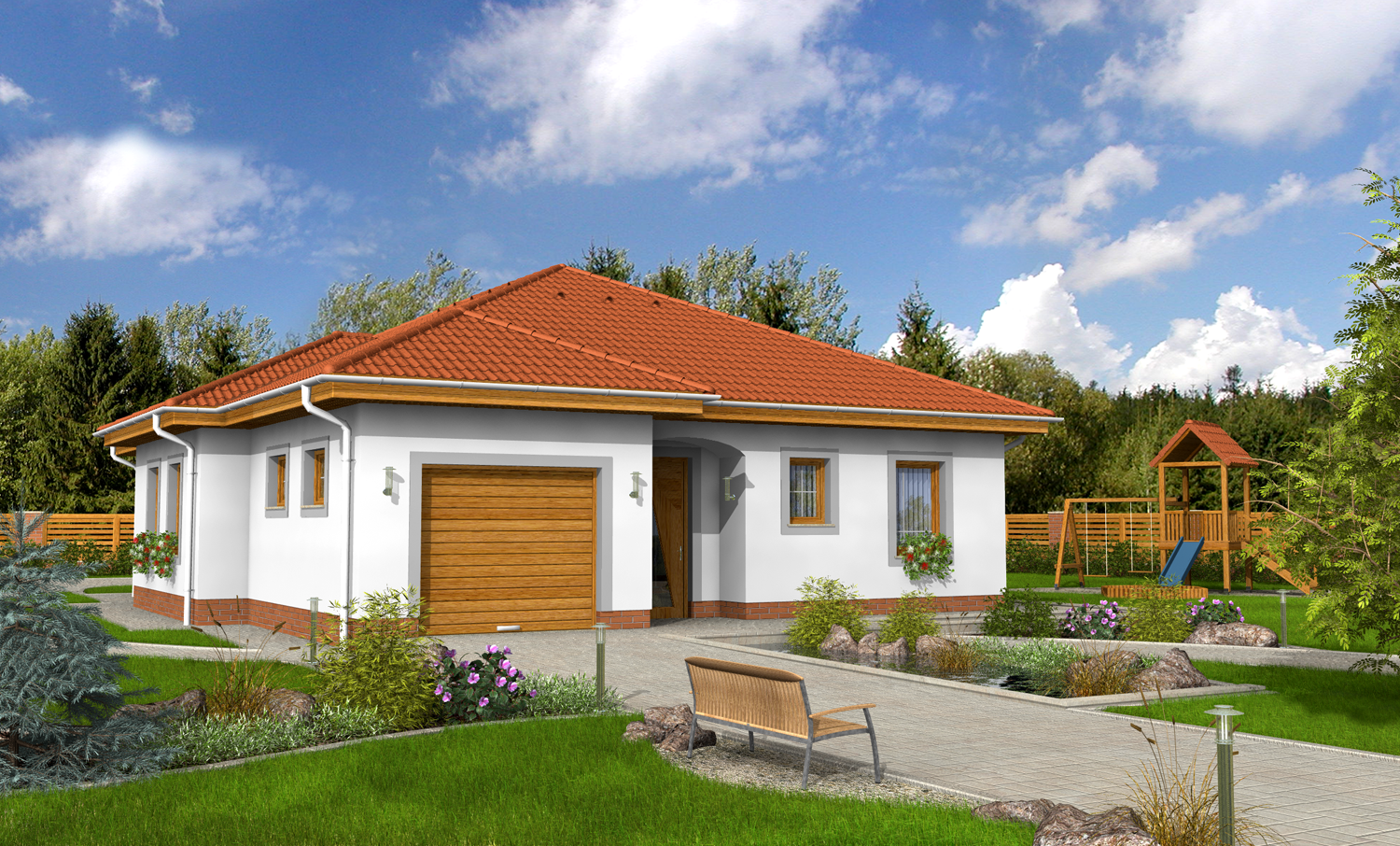 DÅevostavby realsuka modernà rodinné domy pÅÃzemnà domy ... Bungalow moderni