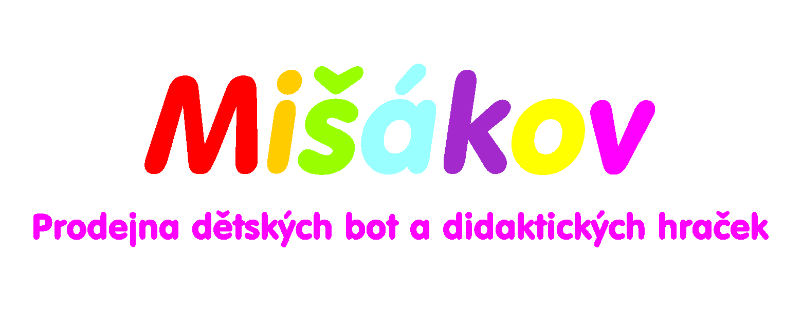 Mišákov, prodejna dětských bot a didaktických hraček