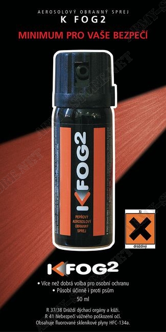 Obranný sprej K-FOG2 aerosolový 50 ml
