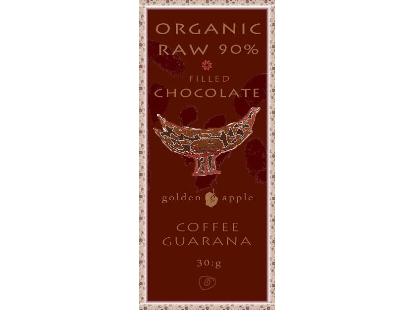 Bio raw čokoláda s kávou a guaranou