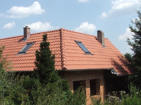 Rodinný dům s taškovou střechou
