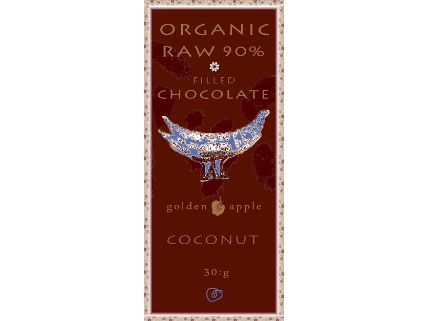 Bio raw čokoláda s kokosem