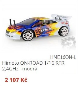 Himoto ON-ROAD 1/16 RTR 