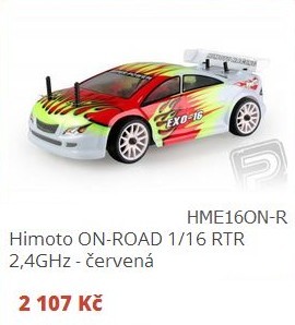 Himoto ON-ROAD 1/16 RTR
