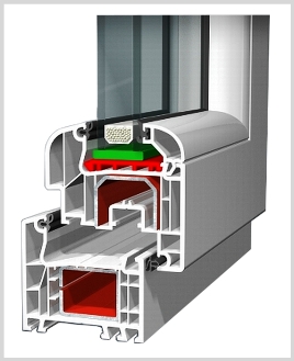 Plastové balkónové dveře Aluplast86x209
