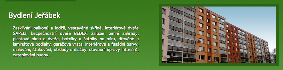 Bydlení Jeřábek