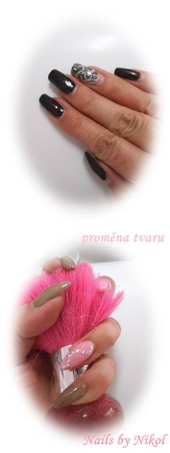 Proměna tvaru nehtu