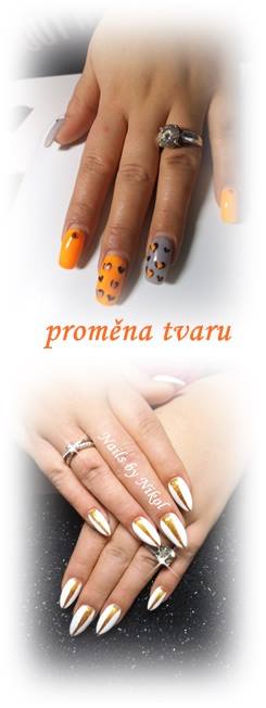 Proměna tvaru nehtu