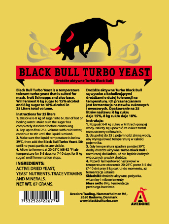 Black Bull turbo kvasnice 14-18%