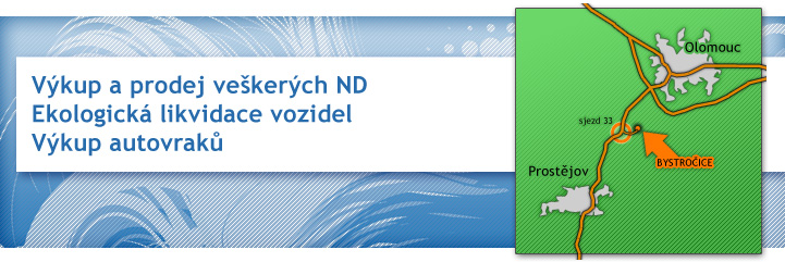 autovrakoviště Bystročice