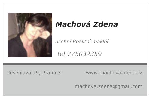 Vizitka Machová Zdena