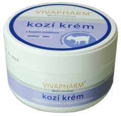 VIVAPHARM Kozí zvláčňující krém na obličej a tělo s mléčnými proteiny