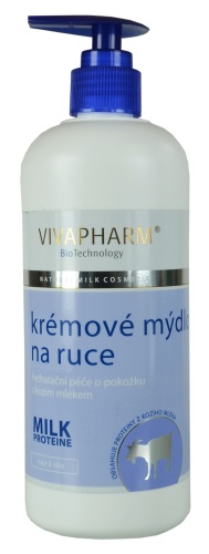 VIVAPHARM Kozí krémové mýdlo na ruce