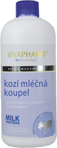 VIVAPHARM Kozí hydratační mléčná koupel