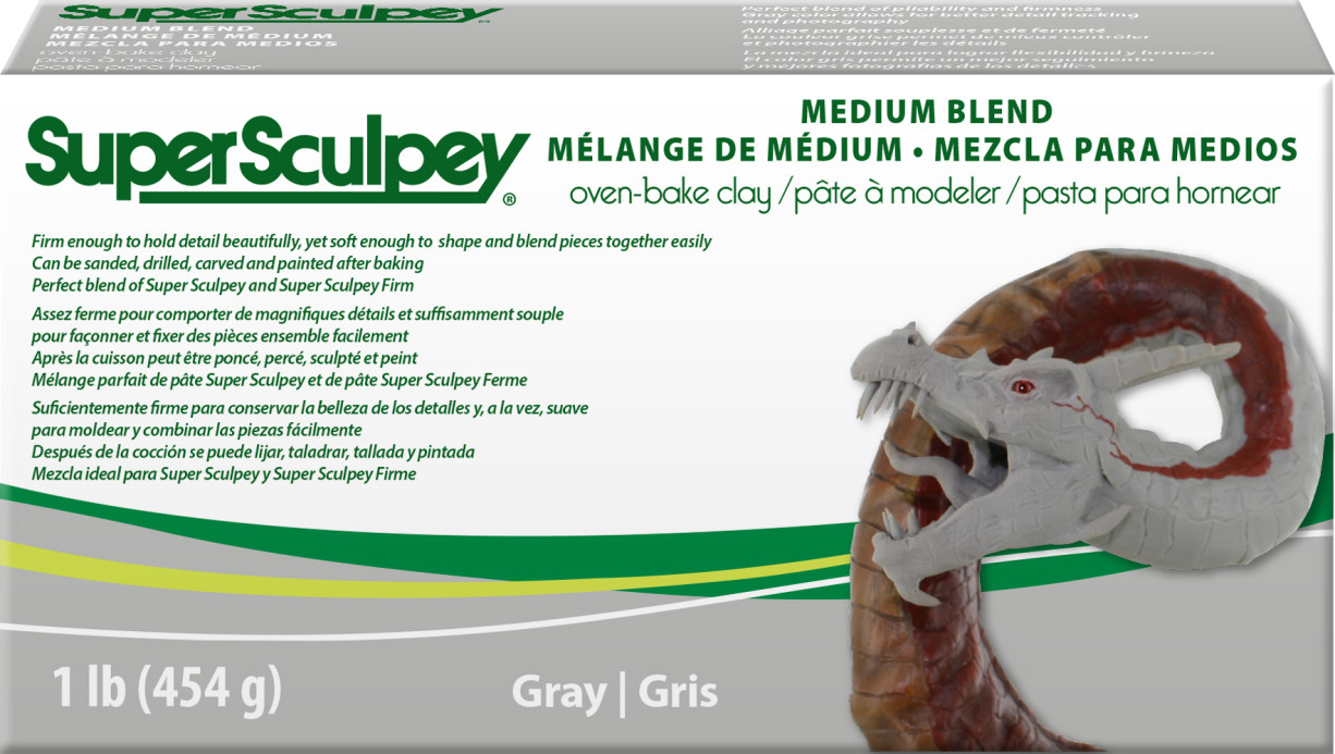 super sculpey Medium Blend