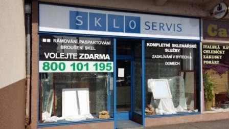 skloservis - prodejna