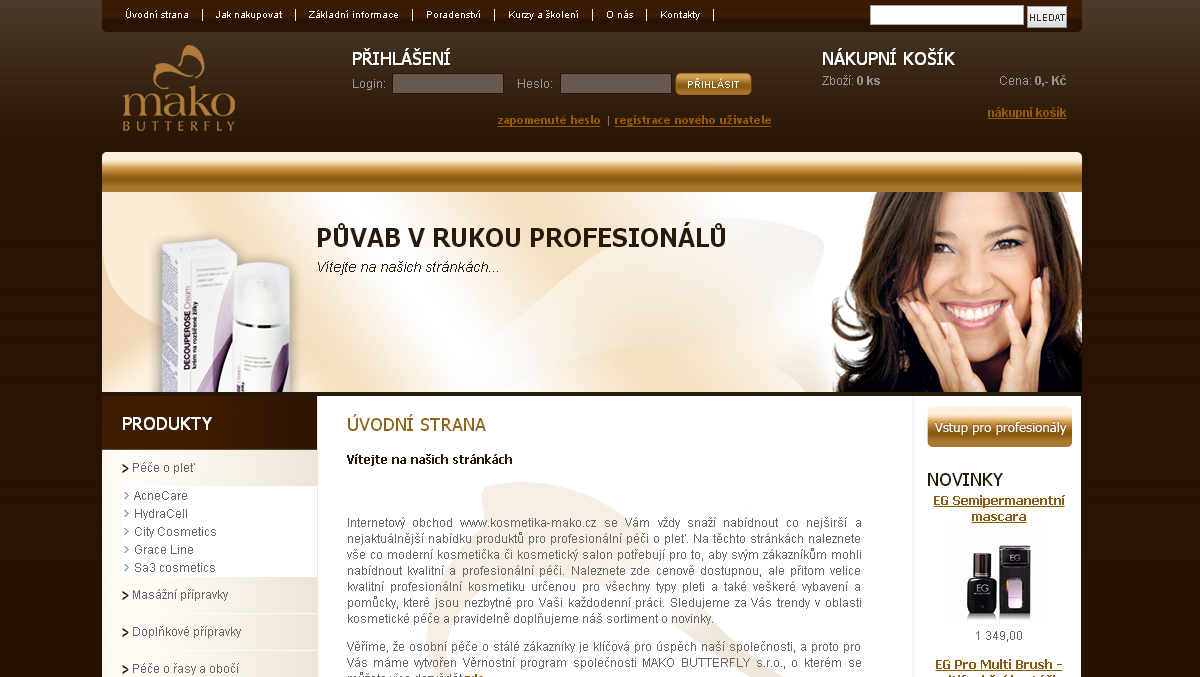 eshop www.kosmetika-mako.cz