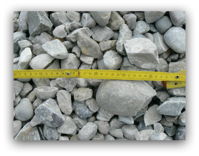 bílý kačírek (22-70mm)
