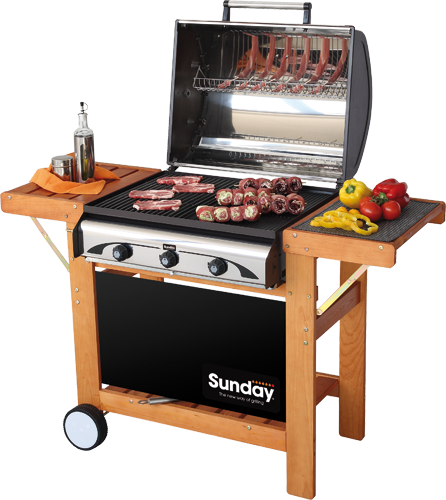 PROFY 3 Inox - plynový gril