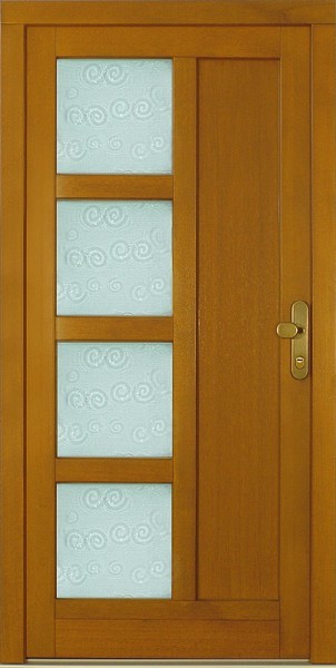 Dřevěné dveře z eurohranolů